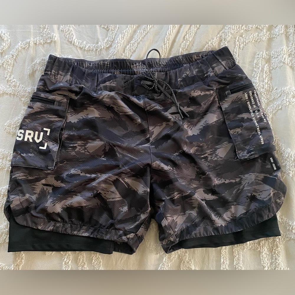 ASRV training shorts black camo